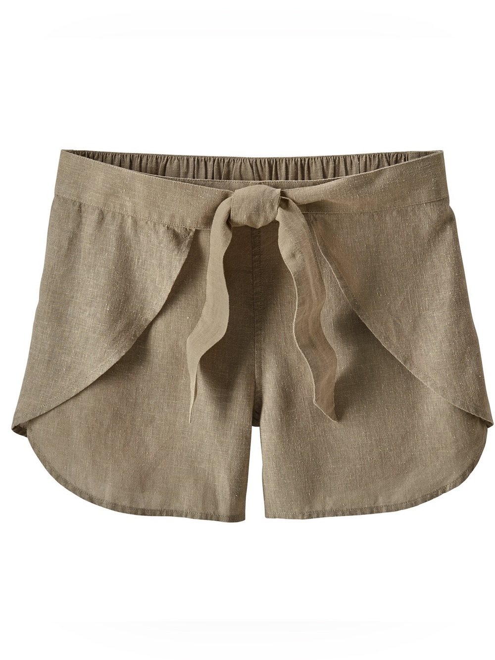 Patagonia Garden Island Hemp Tie Front Shorts